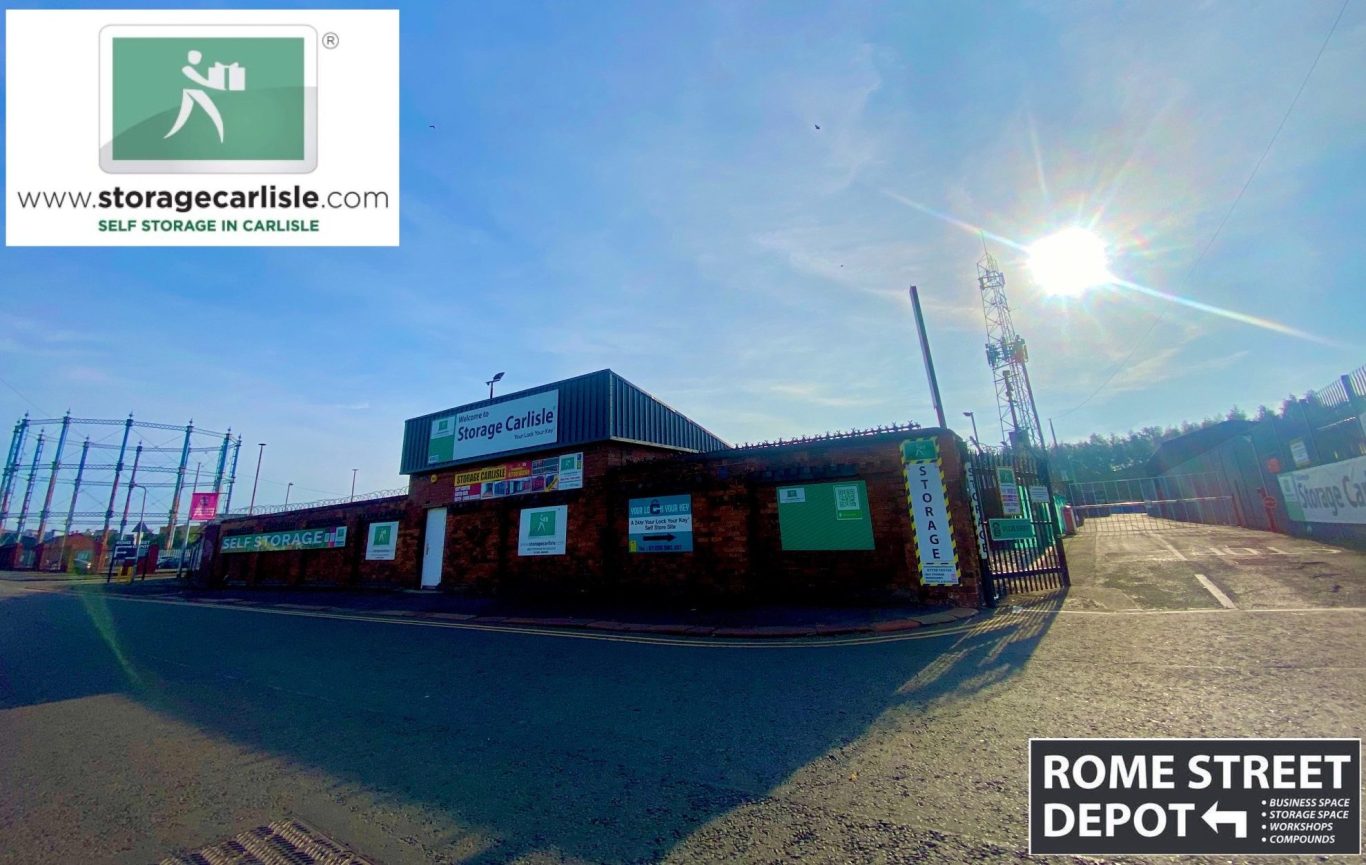 Rome Street Depot entrance on a sunny day