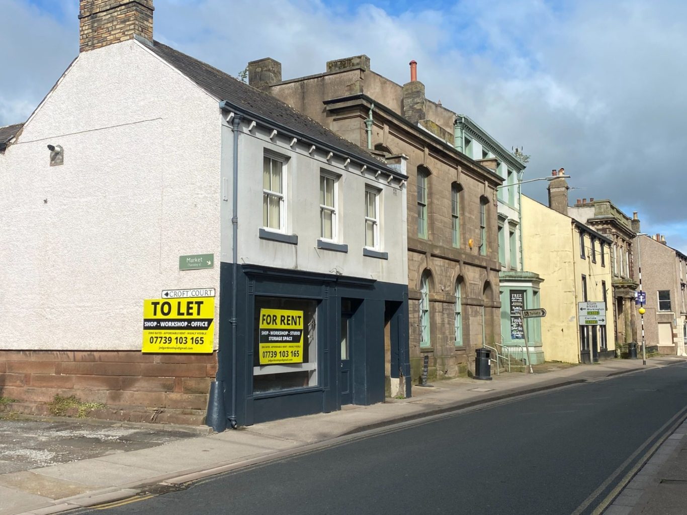 retail shop on High Street, Wigton, Cumbria for rent