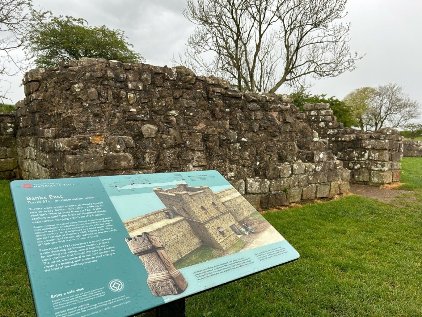 Hadrian's Wall near Carlisle, Cumbria