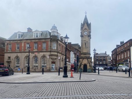 Town of Brampton in Cumbria