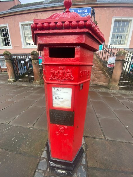 First UK Post Box Carlisle