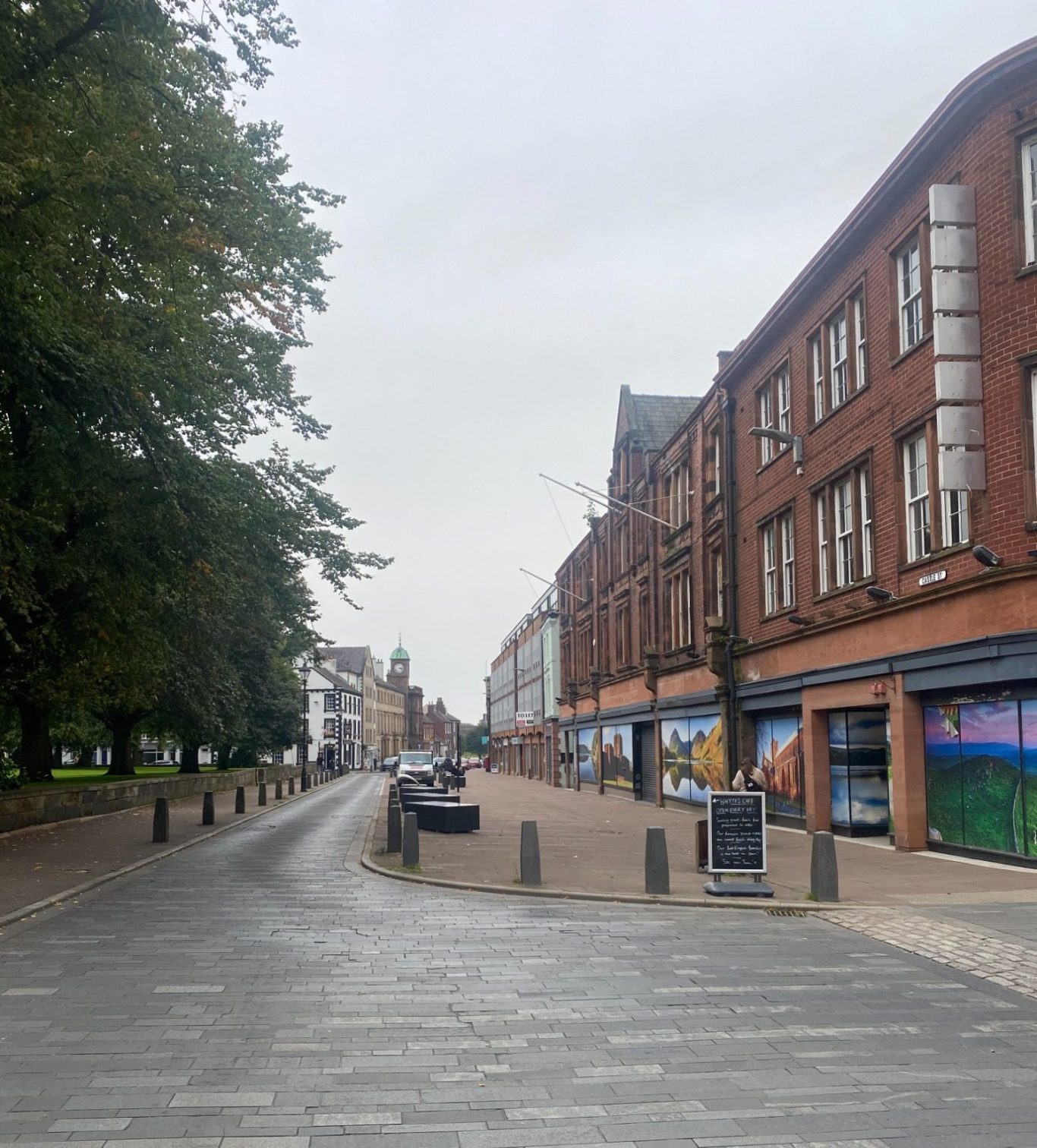 Castle Street in Carlisle, Cumbria