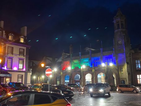 Carlisle Station at night