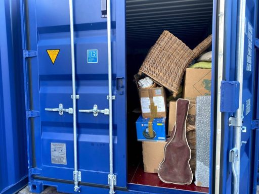 furniture inside a storage unit