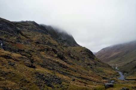 autumn hillside view