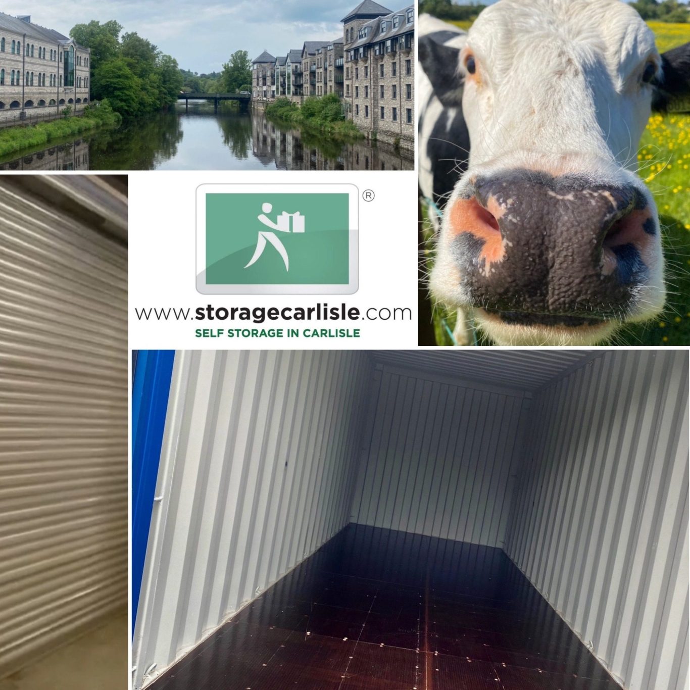 storage unit surrounded by cumbrian views