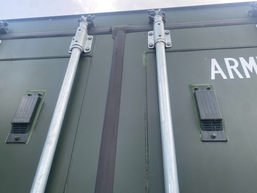 air vents on a shipping container