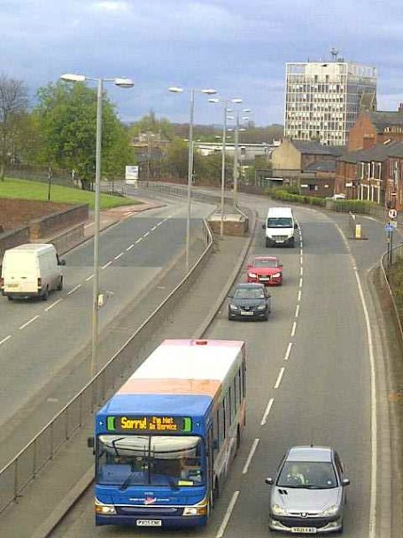 View from Millennium Bridge Carlisle