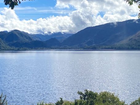 lake view and mountains