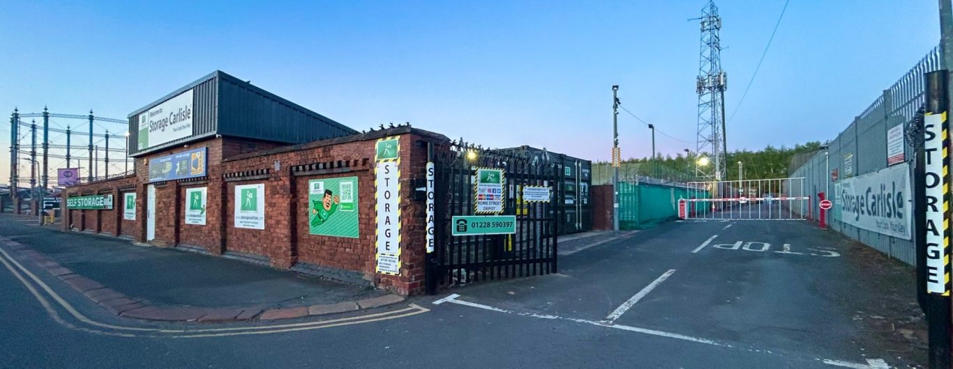 Exterior of Storage Carlisle self storage facility on Rome Street Depot, Carlisle.