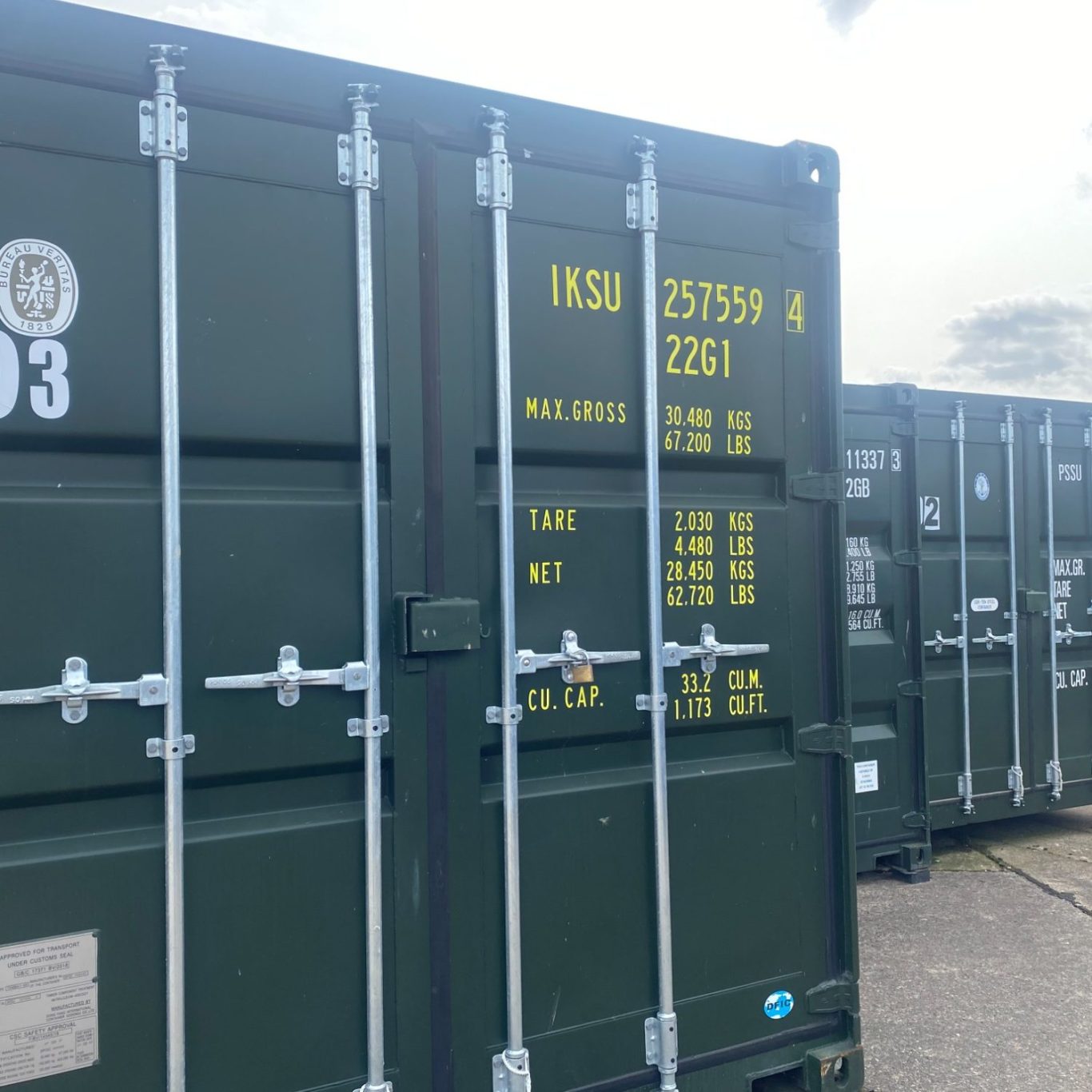 20 foot ISO shipping container for self storage