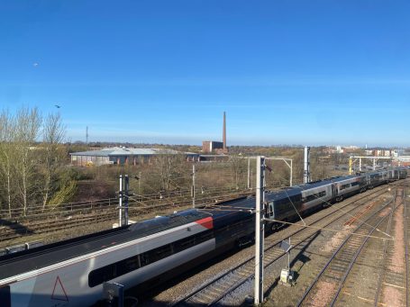 Carlisle Station looking at Dixons Chimney
