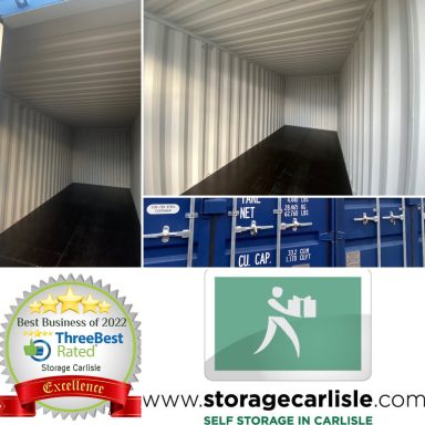 interior of storage unit