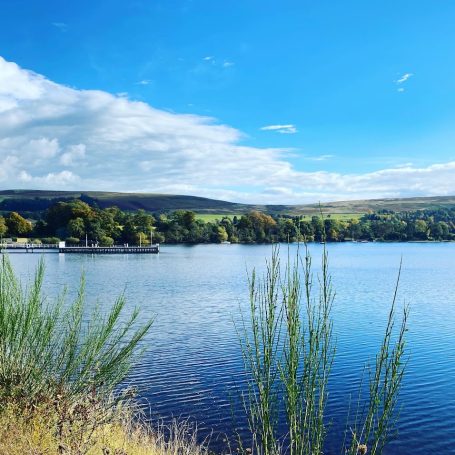 cumbrian summer mountain scene