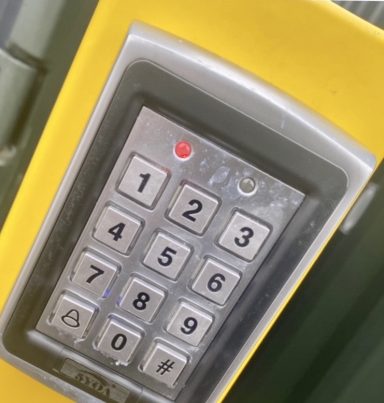 digital keypad gate entry