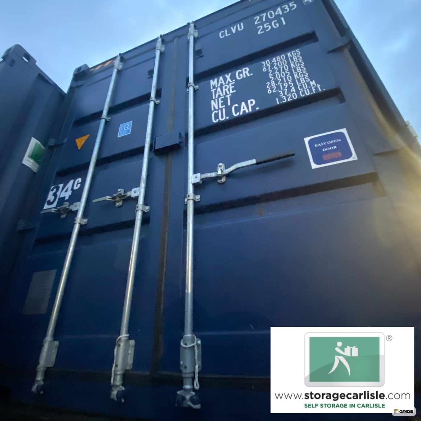 20 foot hi cube shipping container